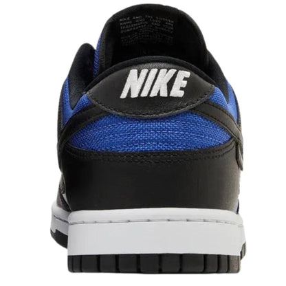 Dark Blue - Close up - Nike Mens Dunk Retro Leather Trainers