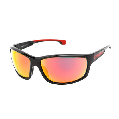 Black-Red - Front - Carrera Mens Carduc Multilayer Lens Sunglasses