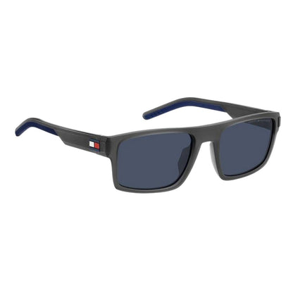 Dark Blue-Grey - Back - Tommy Hilfiger Mens Square Sunglasses