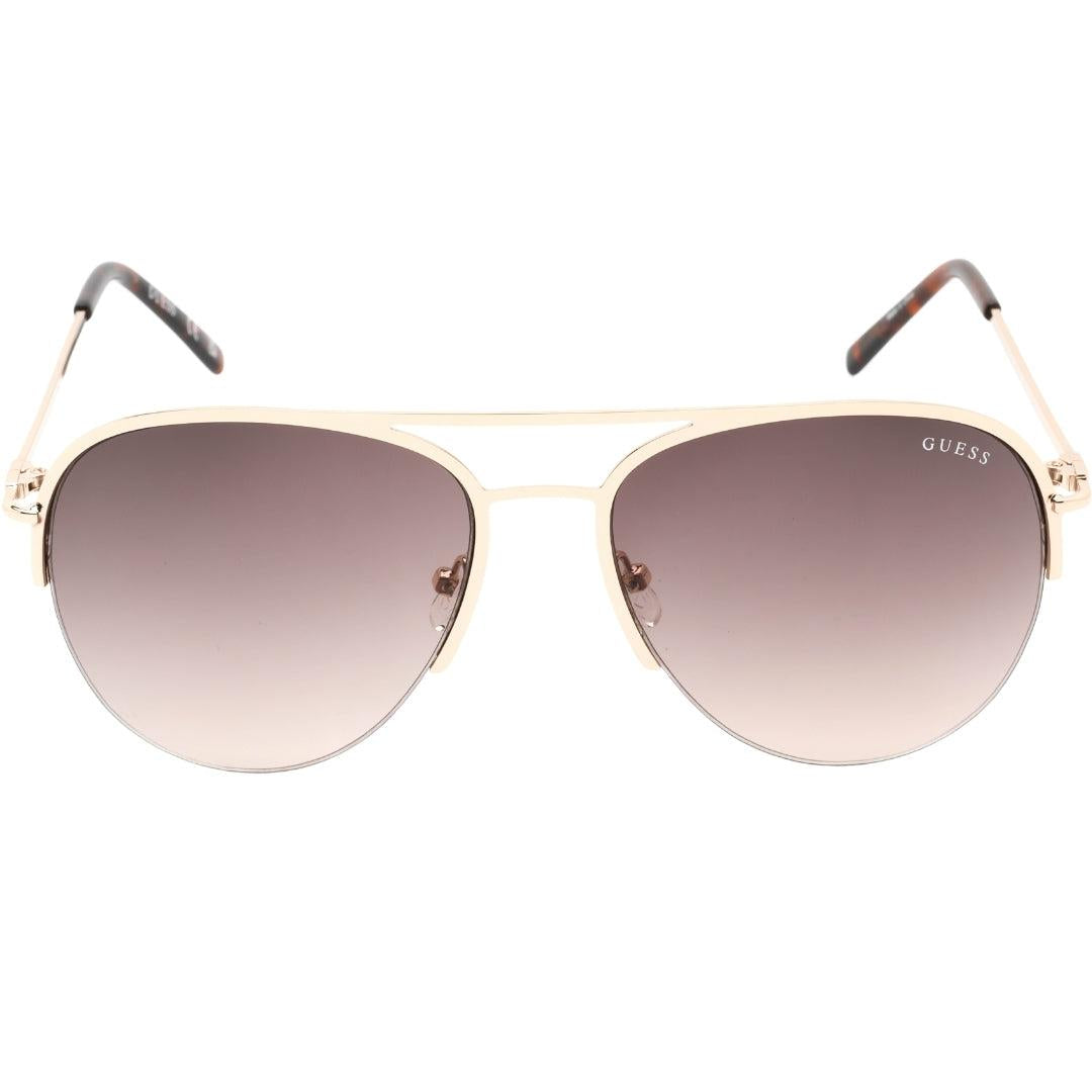 Gold - Front - Guess Womens-Ladies Sunglasses