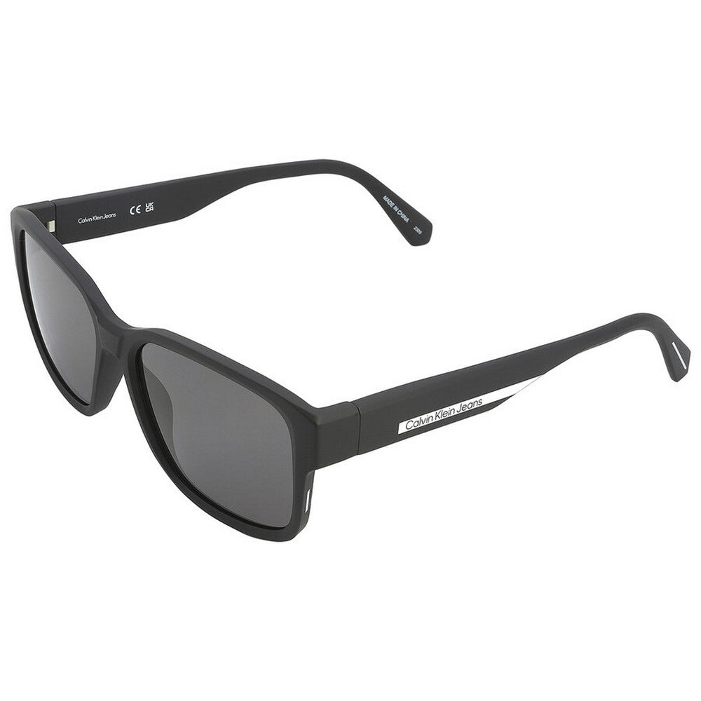Black-Grey - Lifestyle - Calvin Klein Mens Rectangular Sunglasses