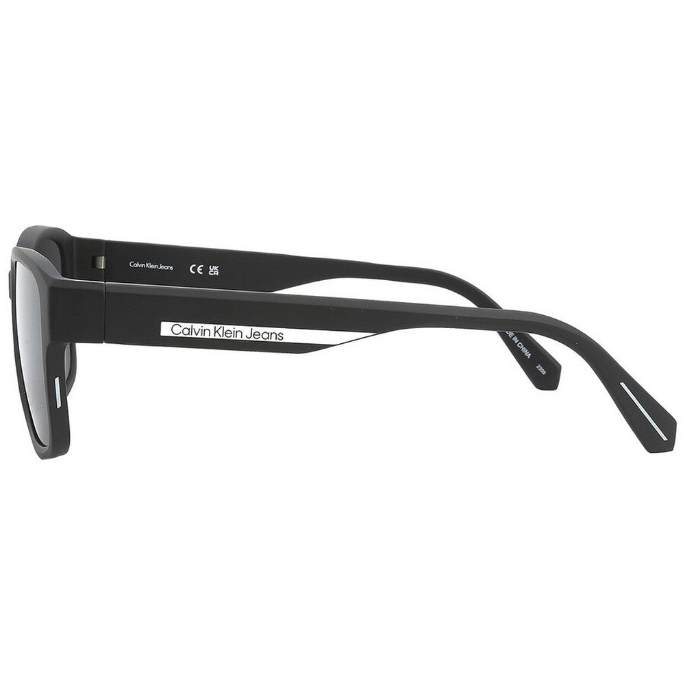 Black-Grey - Back - Calvin Klein Mens Rectangular Sunglasses