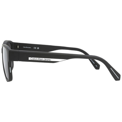 Black-Grey - Back - Calvin Klein Mens Rectangular Sunglasses