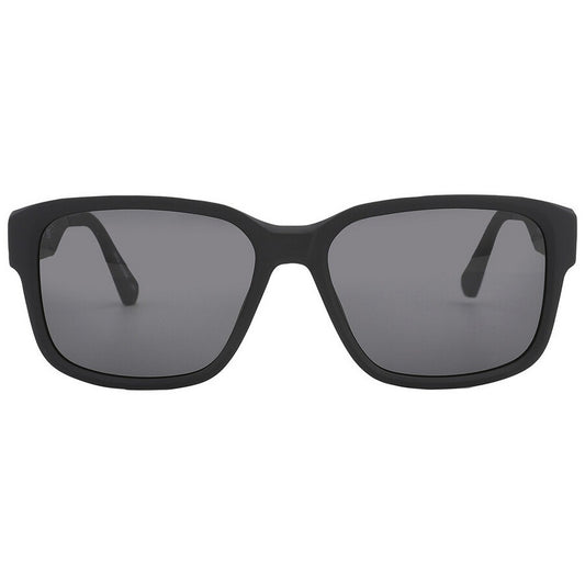 Black-Grey - Front - Calvin Klein Mens Rectangular Sunglasses