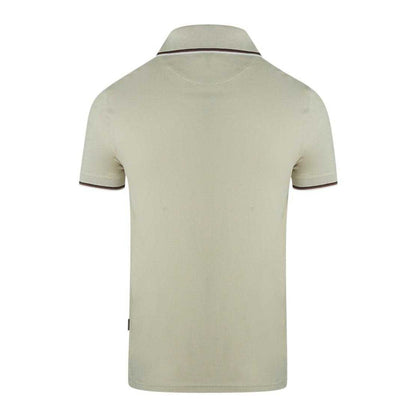 Beige - Back - Aquascutum Unisex Adult Logo Polo Shirt