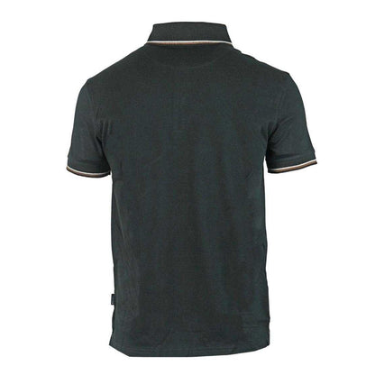 Black - Back - Aquascutum Unisex Adult Logo Polo Shirt