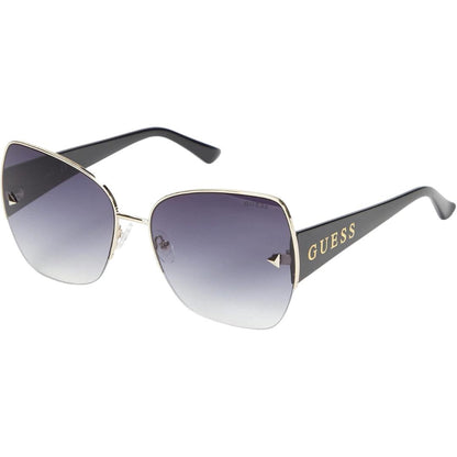 Gold-Black - Back - Guess Womens-Ladies Gradient Sunglasses