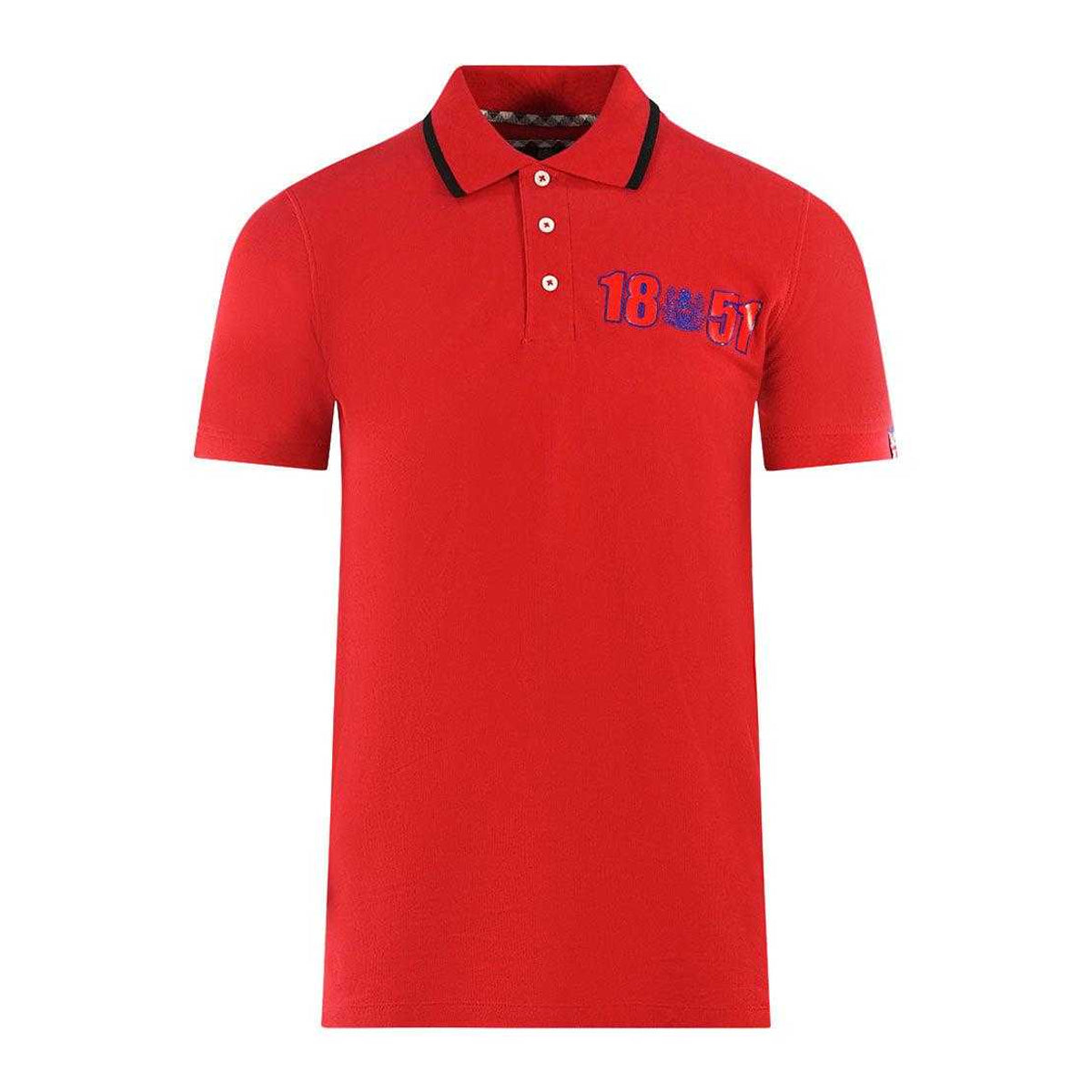Red - Front - Aquascutum Unisex Adult London 1851 Polo Shirt