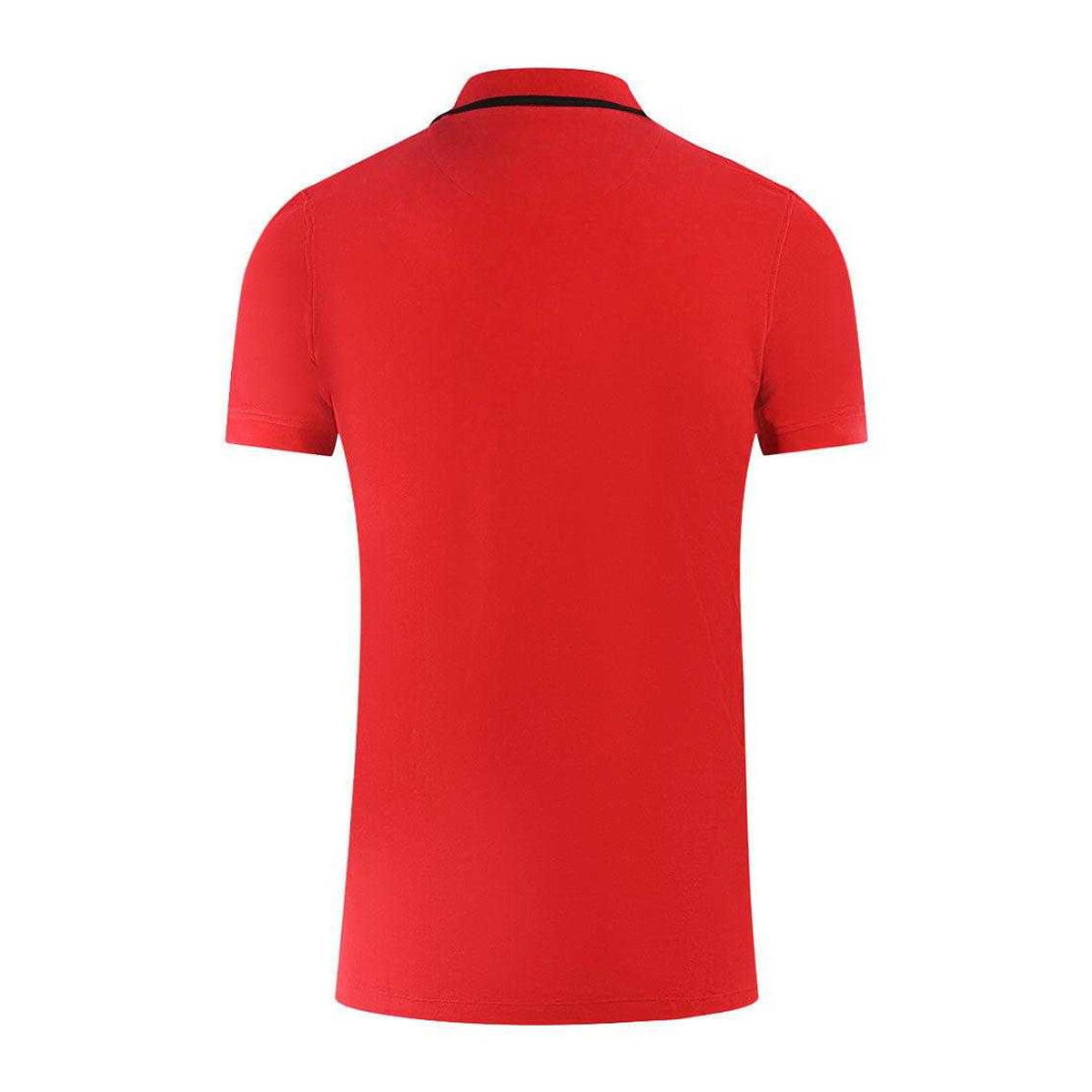 Red - Back - Aquascutum Unisex Adult London 1851 Polo Shirt