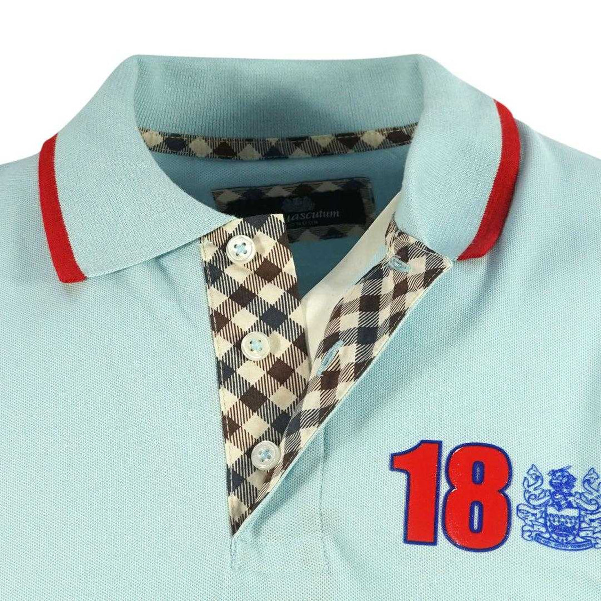 Light Blue - Lifestyle - Aquascutum Unisex Adult London 1851 Polo Shirt