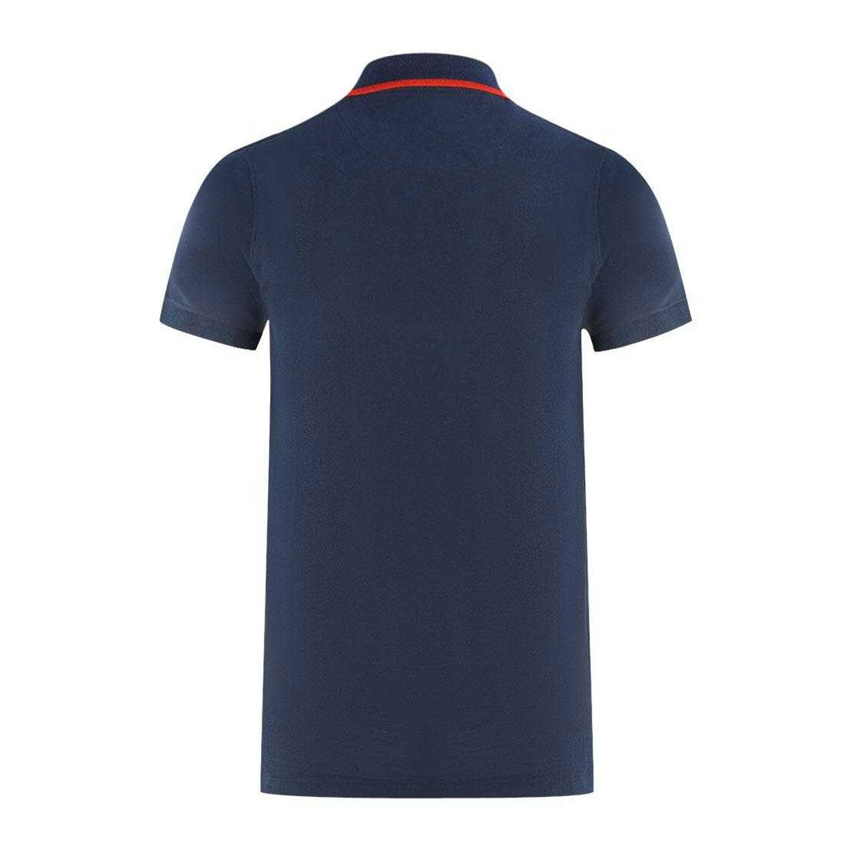 Navy - Back - Aquascutum Unisex Adult London 1851 Polo Shirt
