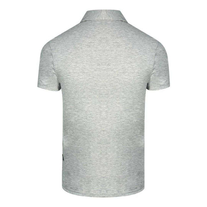 Grey - Back - Aquascutum Unisex Adult Signature Logo Polo Shirt