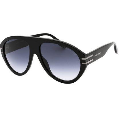 Black - Back - Marc Jacobs Mens Oval Sunglasses