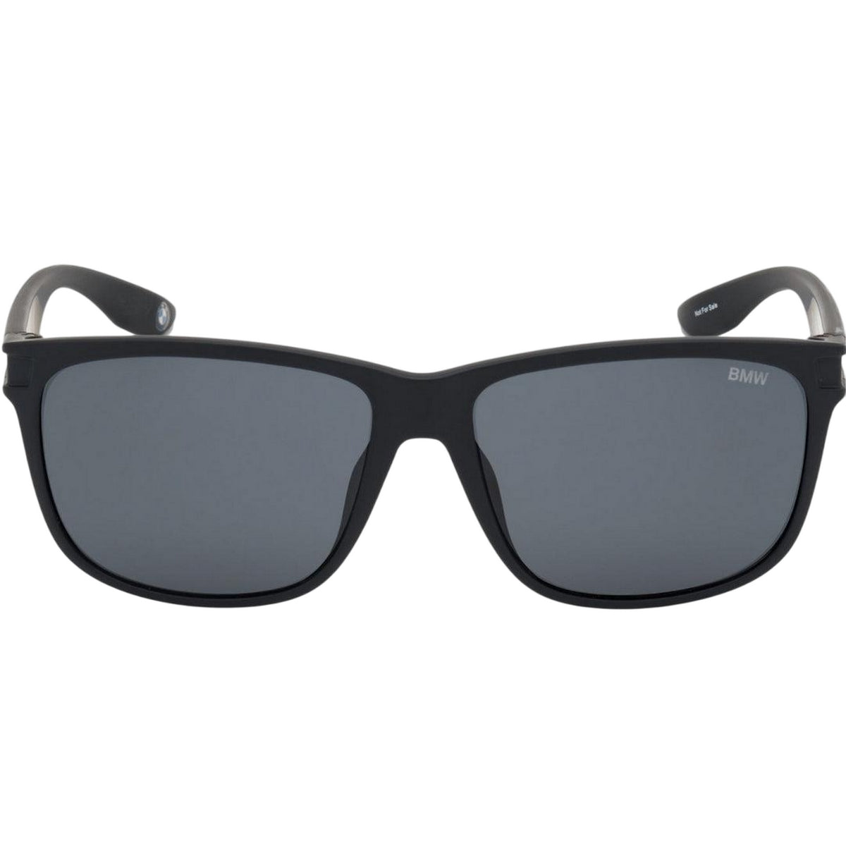 Black - Front - BMW Mens Smoke Polarised Sunglasses