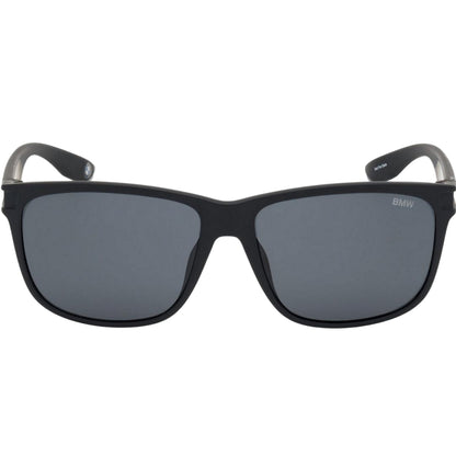 Black - Front - BMW Mens Smoke Polarised Sunglasses