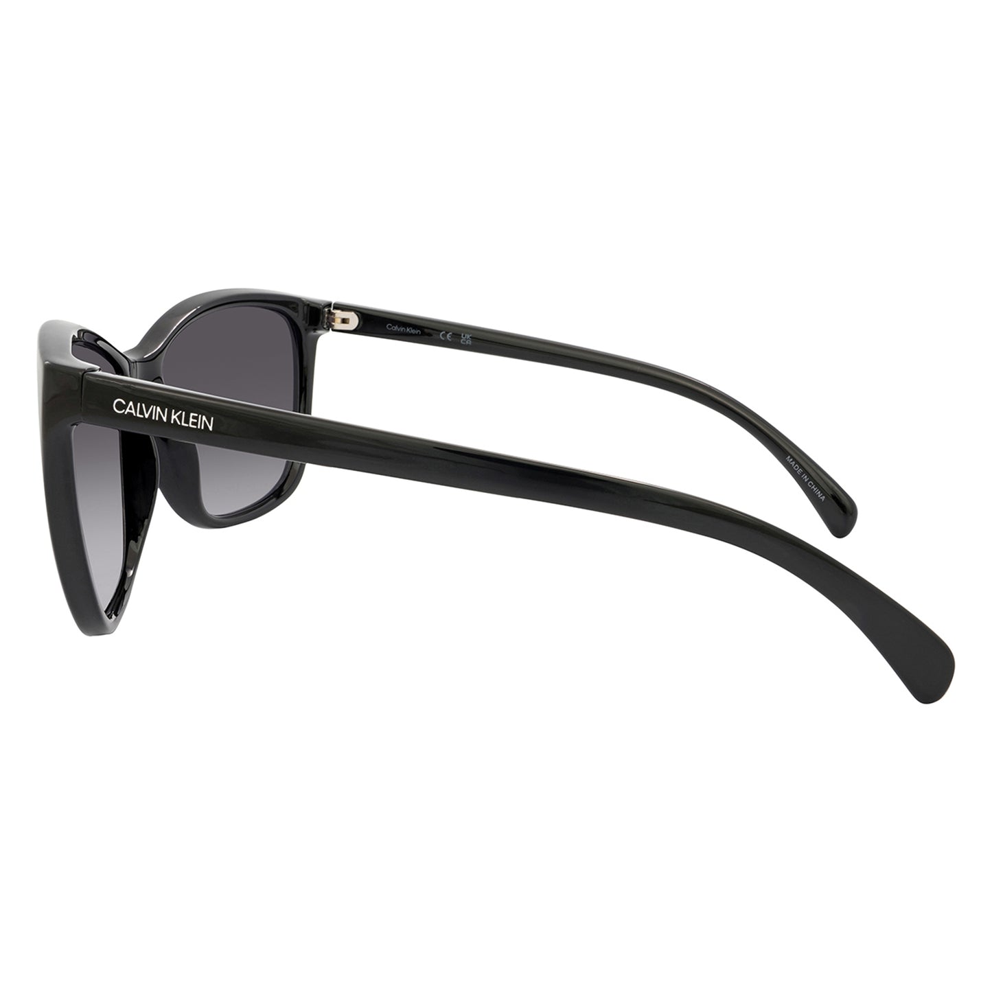 Dark Grey-Black - Side - Calvin Klein Womens-Ladies Gradient Sunglasses