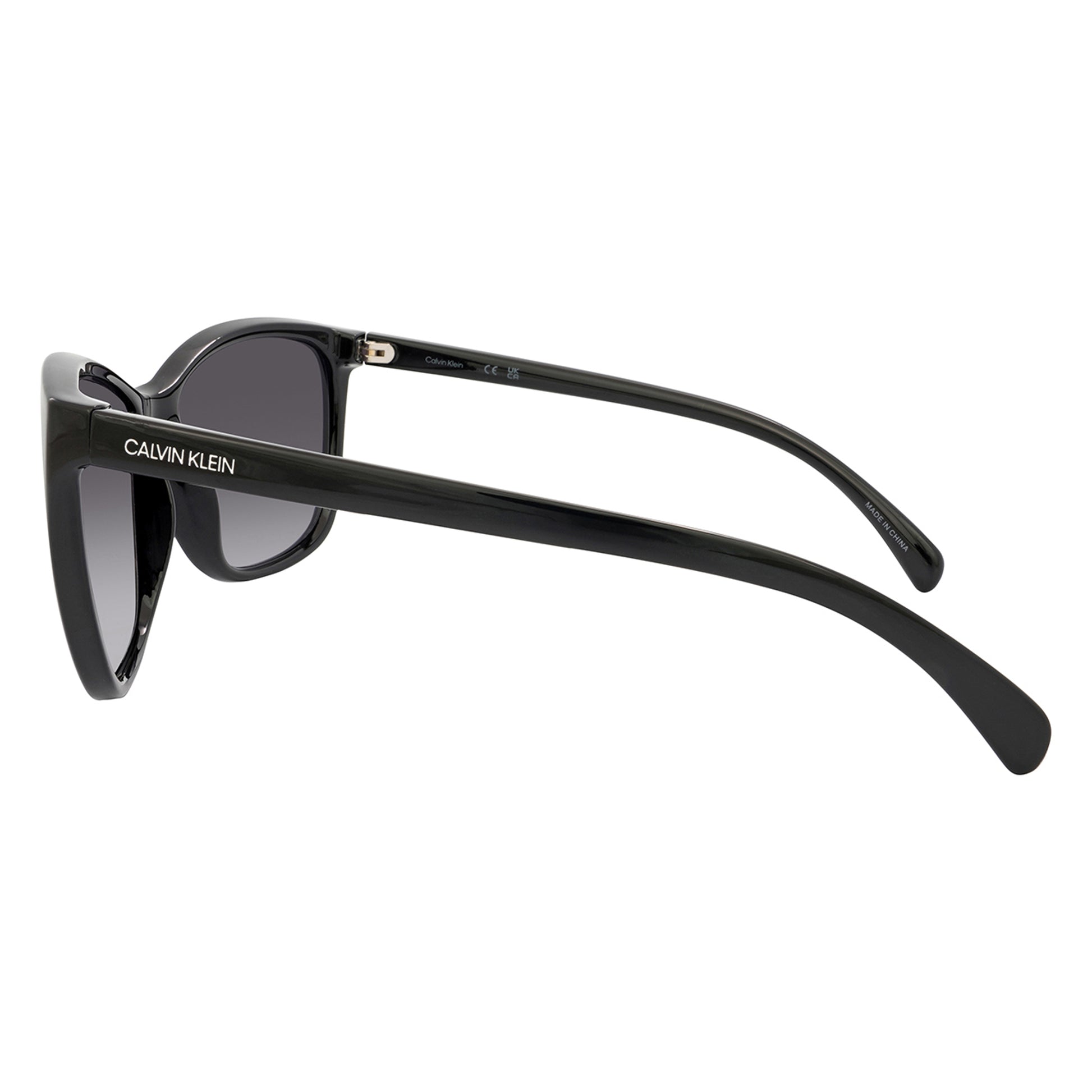 Dark Grey-Black - Side - Calvin Klein Womens-Ladies Gradient Sunglasses
