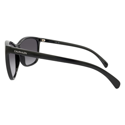 Dark Grey-Black - Side - Calvin Klein Womens-Ladies Gradient Sunglasses