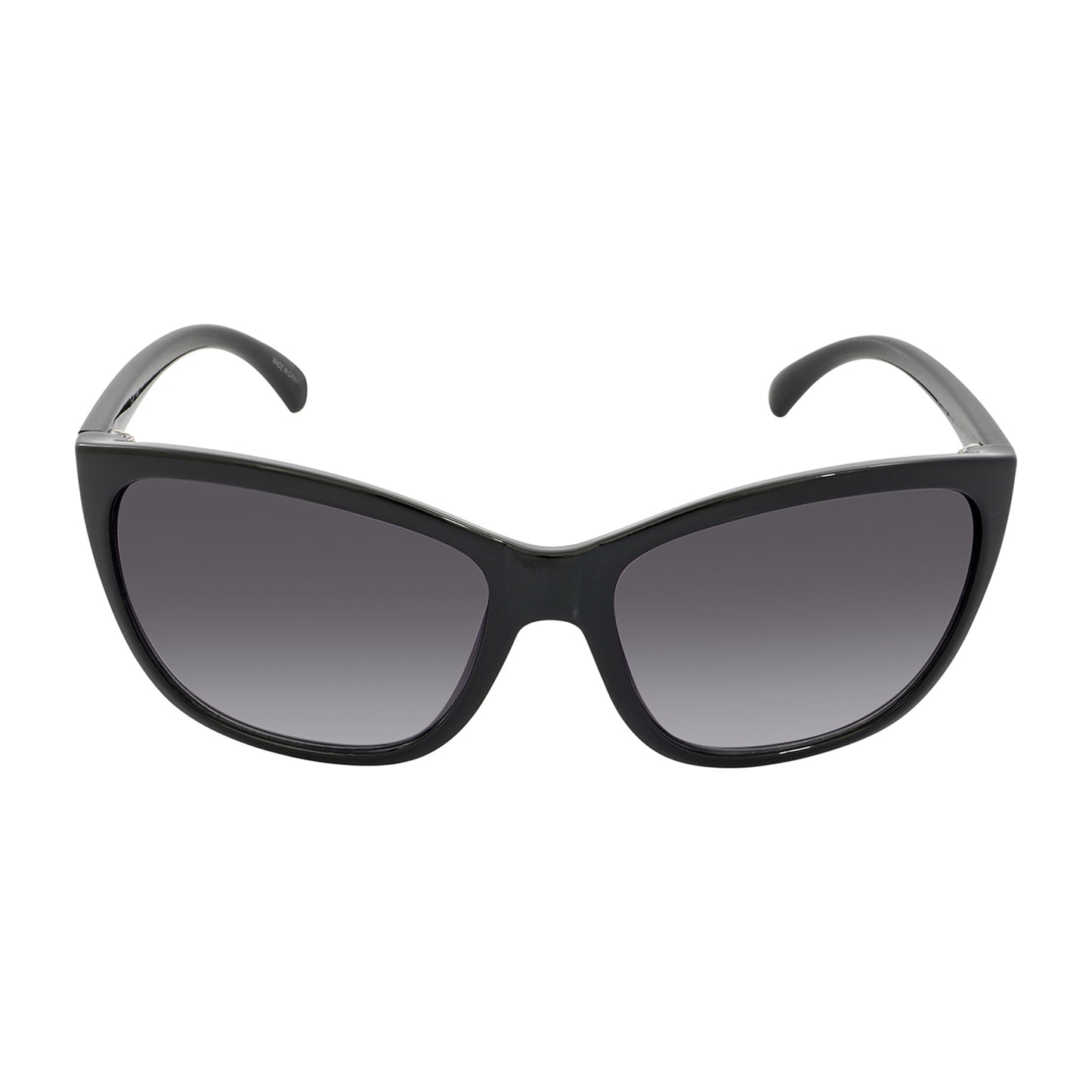 Dark Grey-Black - Front - Calvin Klein Womens-Ladies Gradient Sunglasses