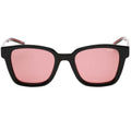 Burgundy-Red-Black - Front - Hugo Boss Mens Matte Sunglasses