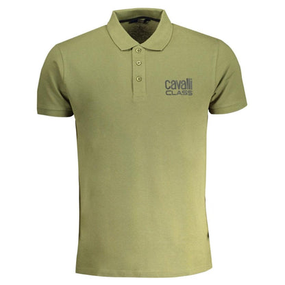 Olive - Back - Cavalli Class Unisex Adult Bold Logo Polo Shirt