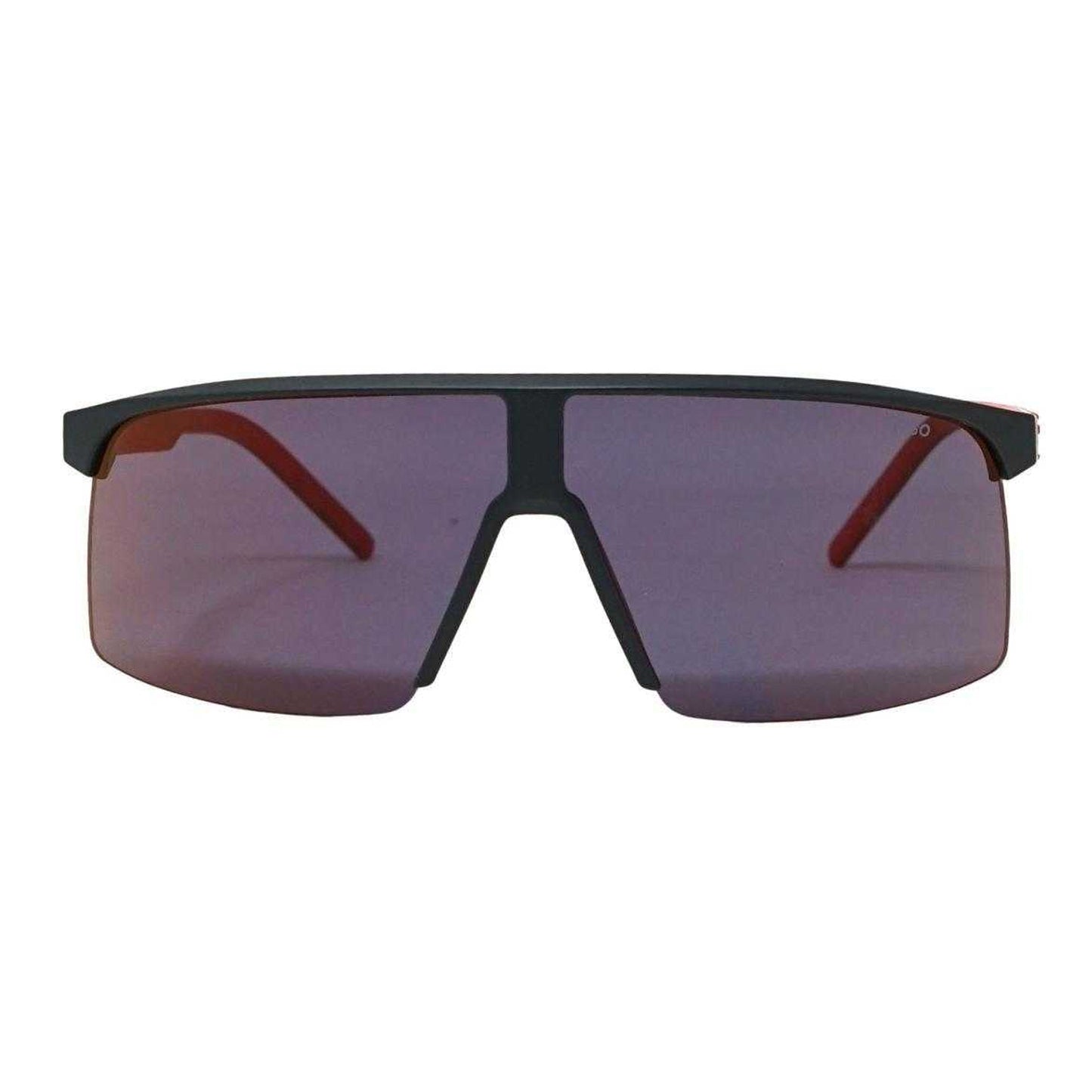 Black-Red - Front - Hugo Boss Mens Matte Sunglasses