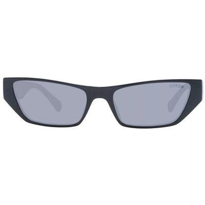 Black - Front - Guess Unisex Adult Rectangular Sunglasses