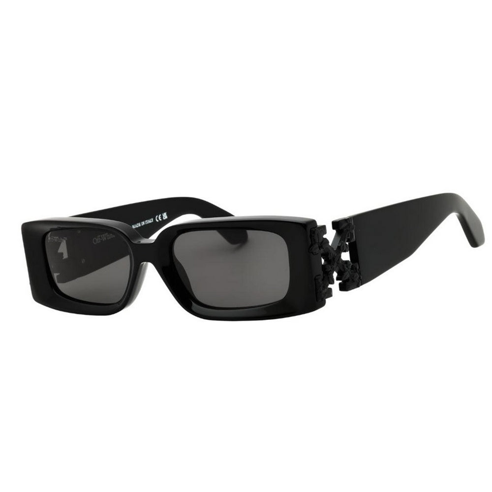 Black - Back - Off-White Unisex Adult Roma Square Sunglasses