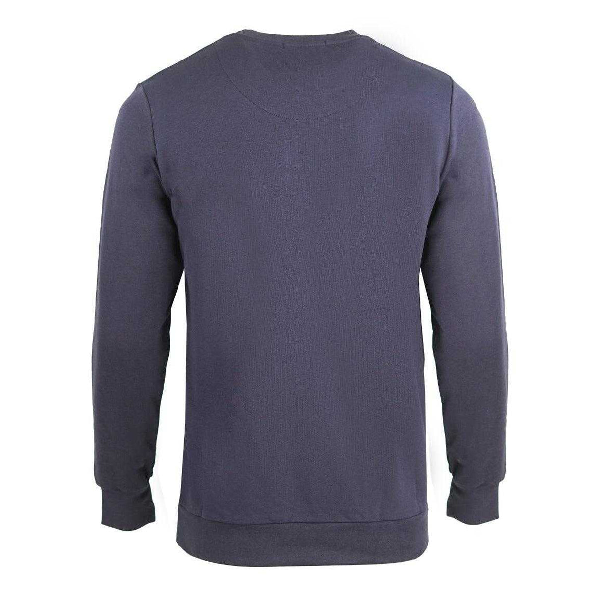 Navy - Back - Aquascutum Unisex Adult Logo Sweatshirt