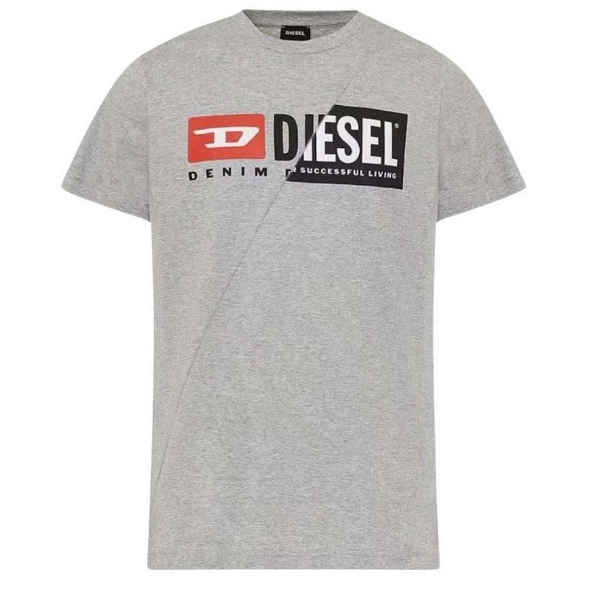 Grey - Front - Diesel Unisex Adult Cute T-Shirt