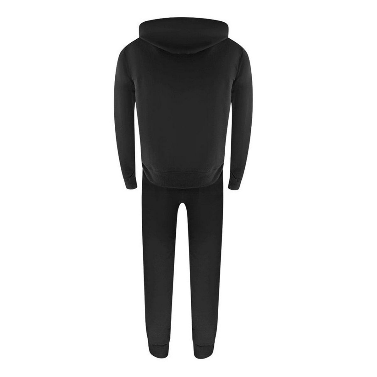 Black - Back - Aquascutum Mens Zipped Tracksuit