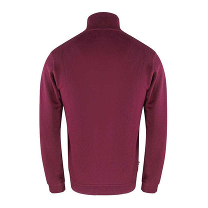 Burgundy - Back - Aquascutum Unisex Adult Full Zip Active Sweatshirt