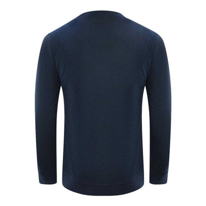 Navy Blue - Back - Cavalli Class Unisex Adult Logo Sweatshirt
