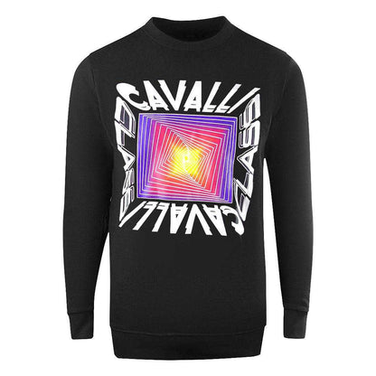Black - Front - Cavalli Class Unisex Adult Asymmetric Sweatshirt
