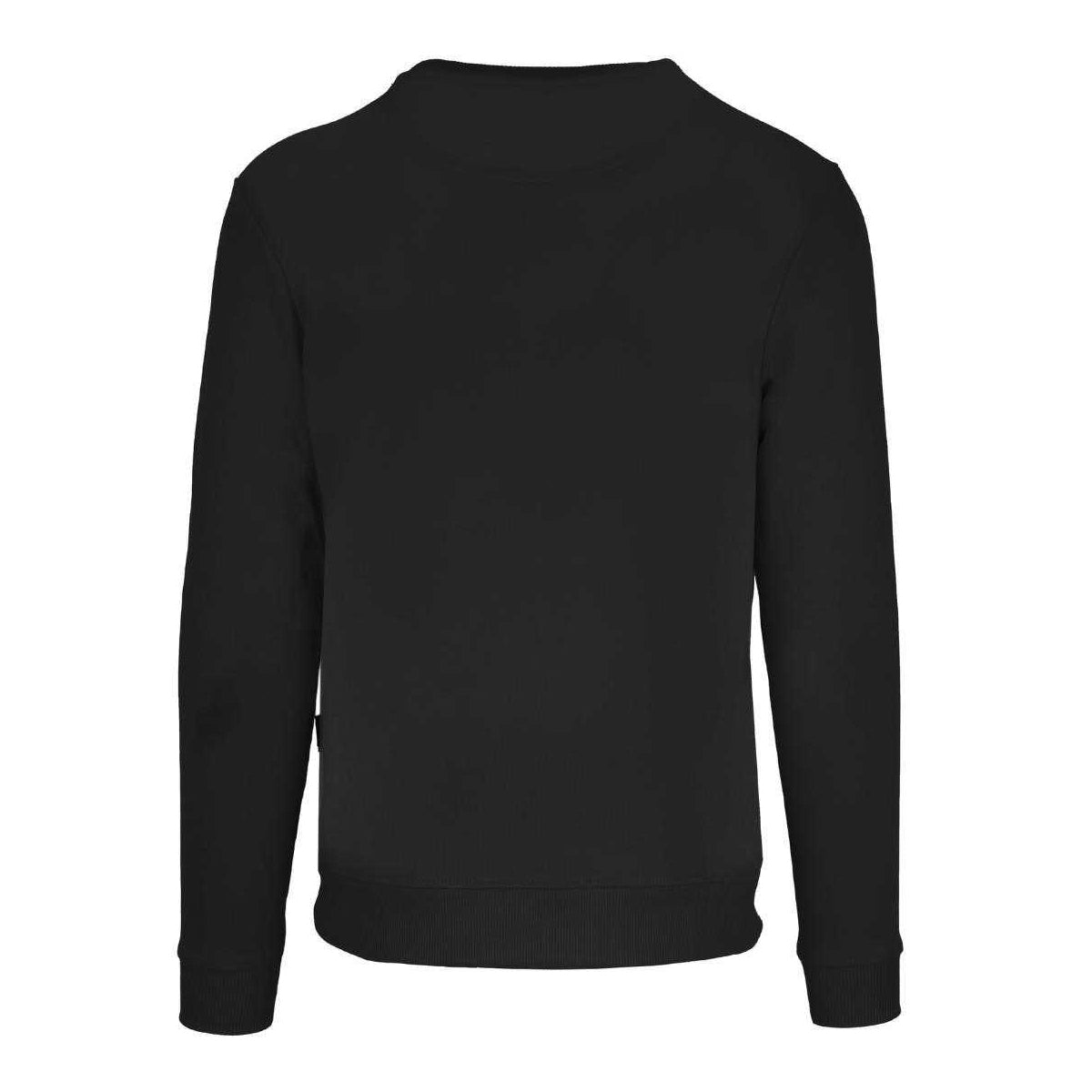 Black - Back - Aquascutum Mens Logo Long-Sleeved Sweatshirt