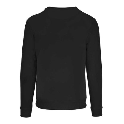 Black - Back - Aquascutum Mens Logo Long-Sleeved Sweatshirt