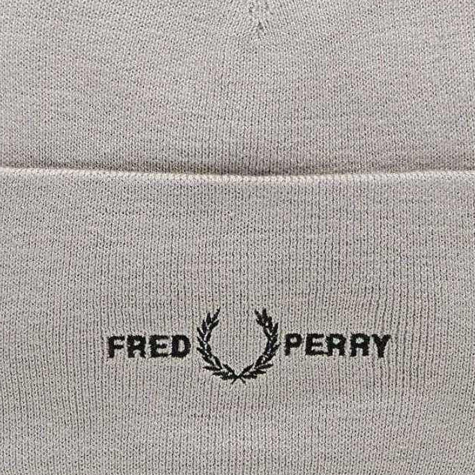 Concrete - Side - Fred Perry Unisex Adult Graphic Logo Beanie
