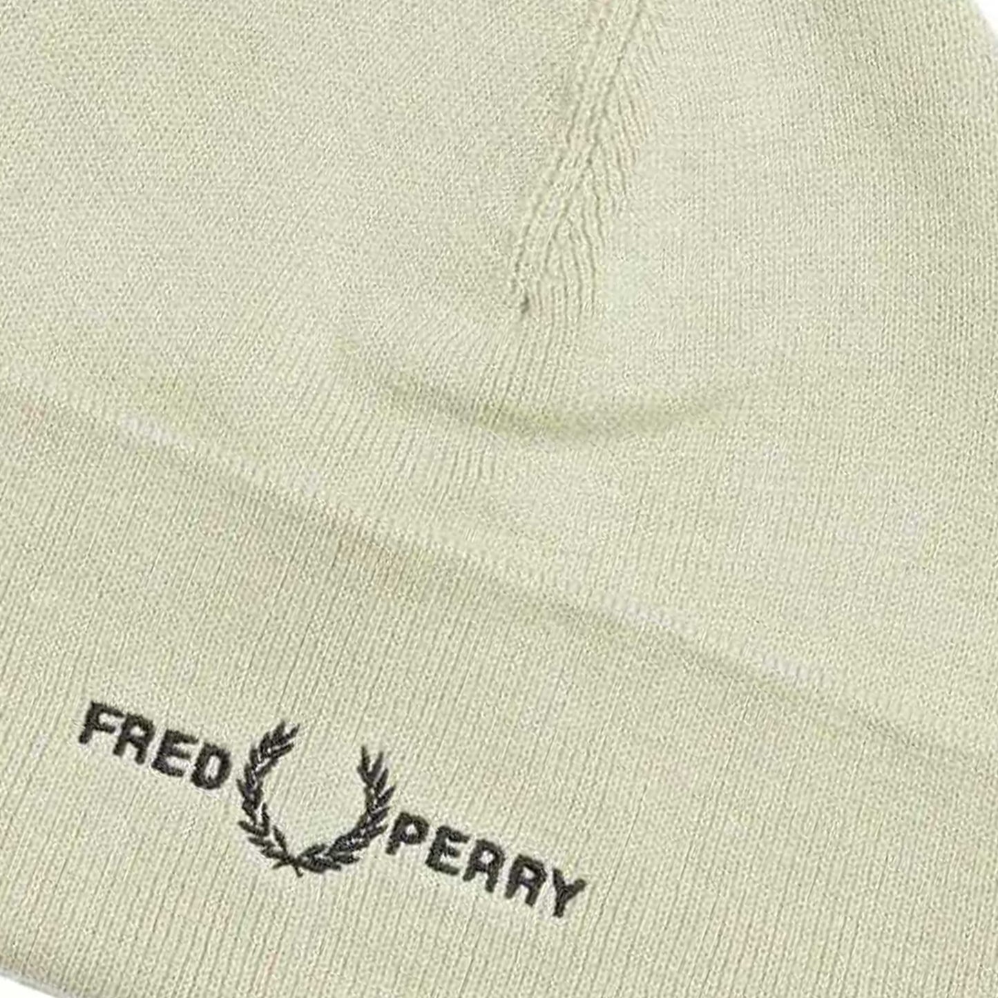 Oyster - Side - Fred Perry Unisex Adult Graphic Logo Beanie