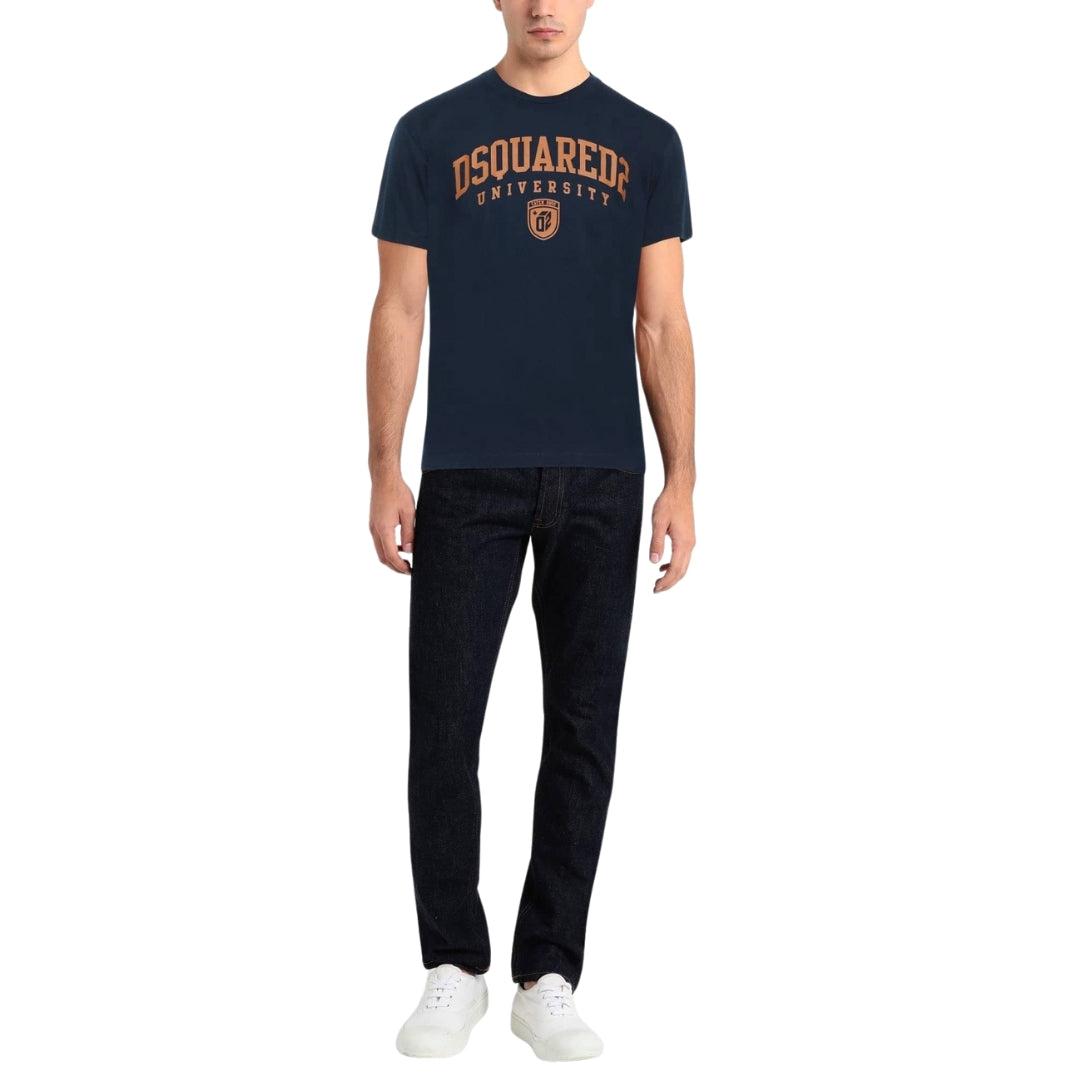Dark Navy - Back - Cavalli Class Unisex Adult T-Shirt
