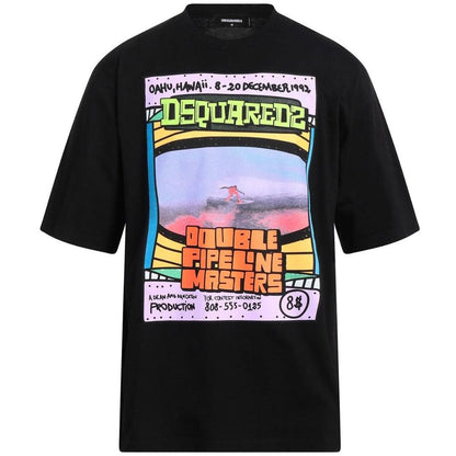 Black - Front - Cavalli Class Mens T-Shirt