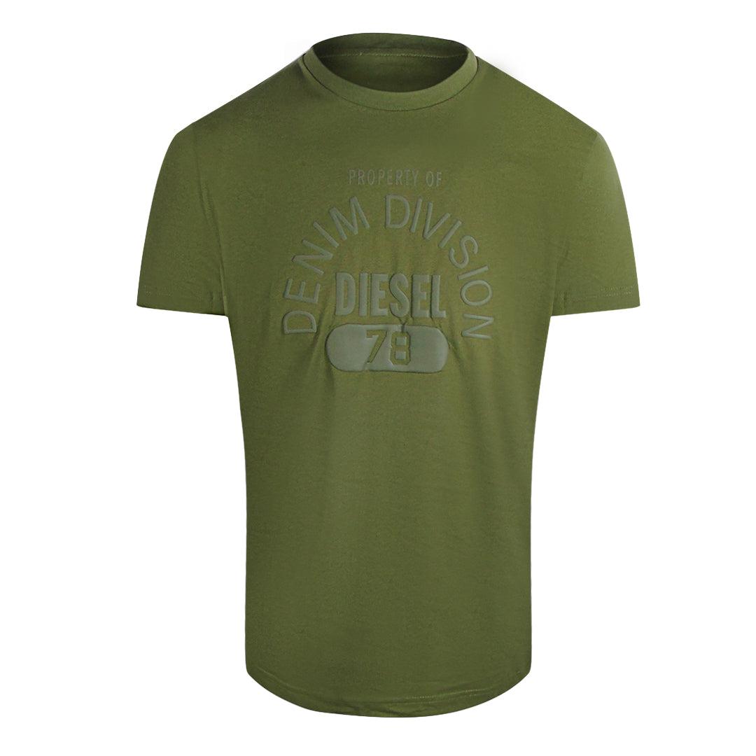 Olive - Front - Cavalli Class Mens T-Shirt