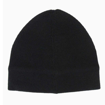 Black - Back - Neil Barrett Unisex Adult Logo Beanie