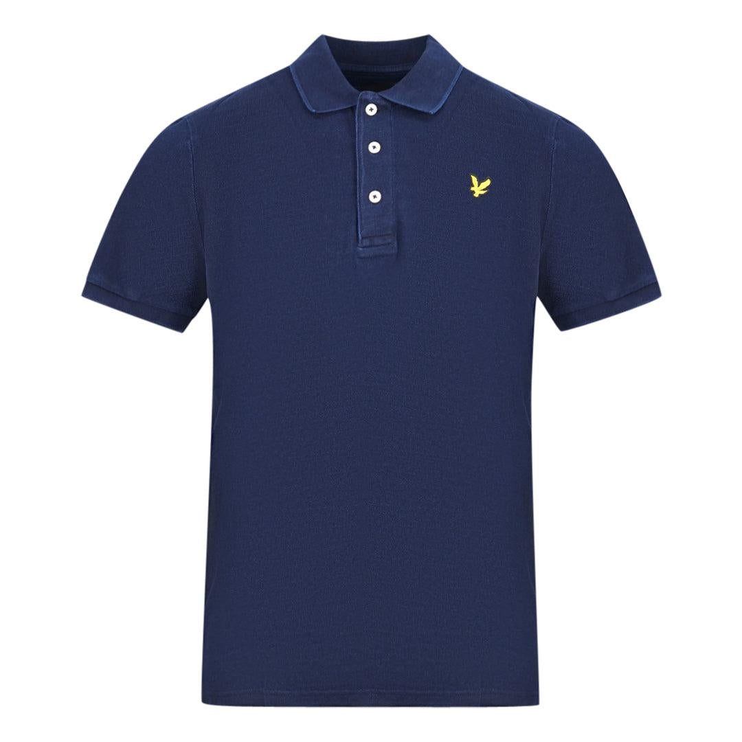 Indigo - Front - Lyle & Scott Mens Polo Shirt