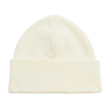 White - Back - Fred Perry Classic Logo Beanie