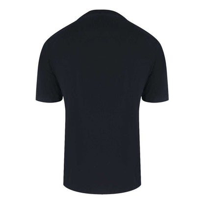 Black - Back - Aquascutum Mens Logo Chest Pocket T-Shirt