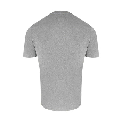 Grey - Back - Aquascutum Mens Logo Chest Pocket T-Shirt