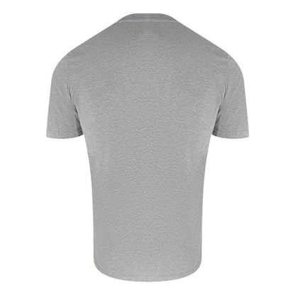 Light Grey - Back - Aquascutum Mens Logo Chest Pocket T-Shirt