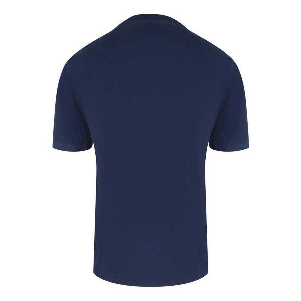 Navy - Back - Aquascutum Mens Logo Chest Pocket T-Shirt
