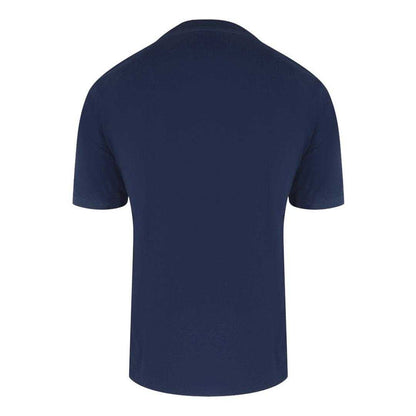 Navy - Back - Aquascutum Mens Logo Chest Pocket T-Shirt
