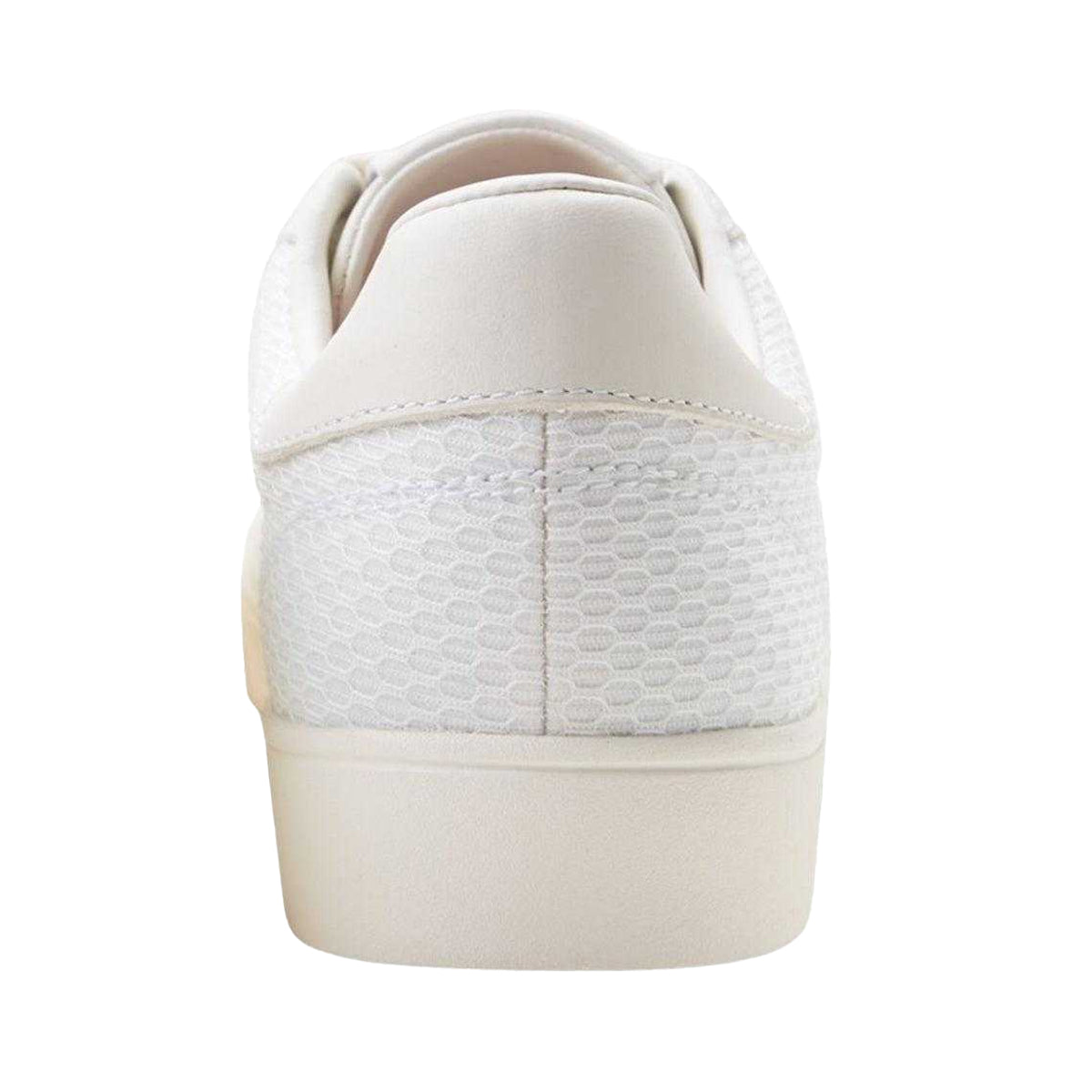 White - Back - Fred Perry Mens Laurel Wreath Logo Leather Trainers